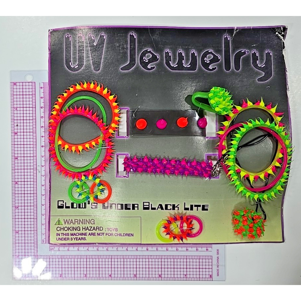 Vintageโ Vending Display Board UV Jewelry 0551